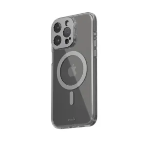 Moshi iGlaze genomskinligt slimmat skal för iPhone 15 Pro Max med MagSafe-ring och kameraskydd