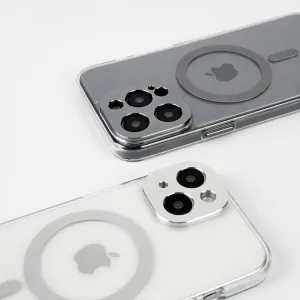 Moshi iGlaze transparent iPhone 15 Pro Max-skal med MagSafe-ring och upphöjt skydd för kameralinsen