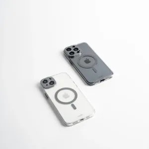 Moshi iGlaze transparent skal för iPhone 15 Pro Max med MagSafe-liknande ring och kameraskydd