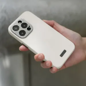 Moshi Napa Eggnog White-skal för iPhone 15 Pro Max, med upphöjd kamerautskärning och slimmad skyddande design