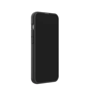 Pela Classic-skal för iPhone 13 i svart, ett komposterbart mobilskal med upphöjda kanter och utskärningar för knappar