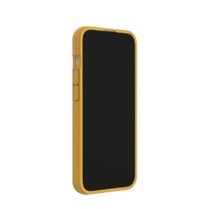 Pela Classic Hive Edition Honey miljövänligt och komposterbart mobilskal för iPhone 13 Pro i gult