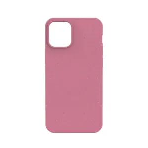 Pela Slim komposterbart skal för iPhone 12 mini i rosa med spräcklig finish och kamerautskärning