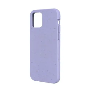Pela tunt komposterbart mobilskal för iPhone 12 mini i lavendel med spräcklig matt finish