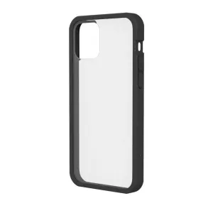 Pela Slim svart komposterbart skal för iPhone 12/12 Pro med matt yta samt utskärningar för kamera och knappar