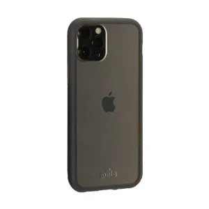 Pela Clear-skal för iPhone 11 Pro, transparent skyddsskal med mörk kant och kamerautskärning