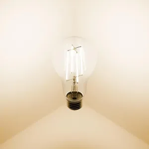 Lite Bulb Moments vit Ambience E27-glödtrådslampa, klar smartlampa i Edison-stil med synlig glödtråd och metallsockel