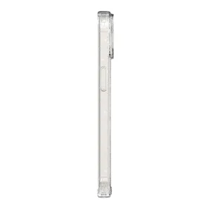 Just Mobile TENC clear MagSafe iPhone 14-skal med tunn profil, upphöjda kanter och glittrig finish