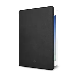 Twelve South SurfacePad svart foliofodral i läder för iPad Air Pro 9.7, med präglad logotyp