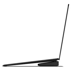 Brydge Stone Lite svart USB-C-multiporthubb med vinklad dockningsdesign för konfiguration med dubbla 4K-skärmar