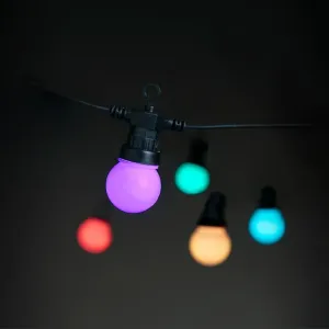 Lite Bulb Moments smart ljusslinga Globe 5 cm 14 m RGB IP65 musiksynk