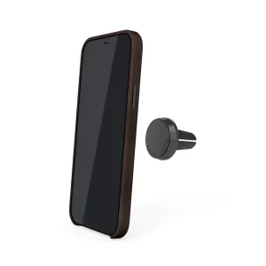 Pipetto magnetiskt läderfodral för iPhone 12/12 Pro i brunt med magnetiskt fäste