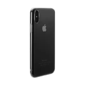Just Mobile TENC transparent iPhone X/XS-skal med upphöjd kamerakant och täckta sidoknappar