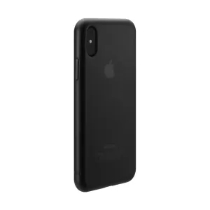 Just Mobile TENC-skal till iPhone X/XS, svart matt finish med utskärningar för kamera och knappar
