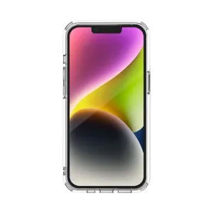 Just Mobile TENC Air genomskinligt iPhone 14-skal med stötsäkra hörn och stöd för trådlös laddning