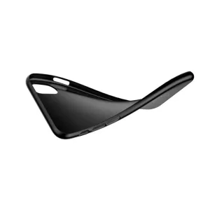 Baseus Wing Case för iPhone XS Max, svart ultratunt mobilskal med utskärningar för kamera och sidoknappar