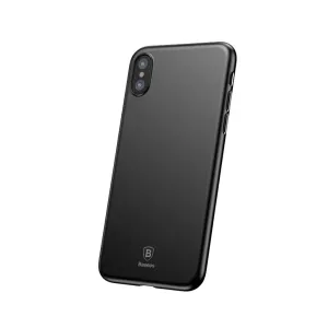 Baseus tunt matt skyddsskal för iPhone XS Max med kamerautskärning och knappskydd