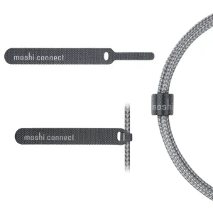 Moshi Integra flätad laddningskabel USB-C till Lightning med Moshi Connect-varumärke, 1,2 m