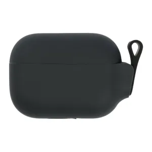 Moshi Pebbo skyddsfodral för AirPods Pro 2 i skuggsvart med avtagbar handledsrem