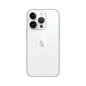 Just Mobile tunt transparent iPhone-skal med TENC-skydd, upphöjd kamerakant och MagSafe-kompatibilitet