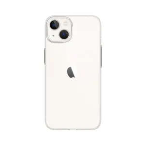 Just Mobile TENC Slim Fit klart iPhone 14-skal med slimmad transparent design och upphöjd kamerakant