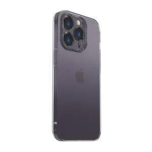 Just Mobile TENC Slim genomskinligt lila skal för iPhone 14 Pro Max med upphöjt kameraskydd