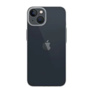 Just Mobile TENC Slim transparent skal till iPhone 14 Plus med upphöjt kameraskydd och MagSafe-kompatibilitet
