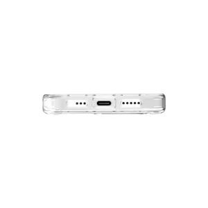 JustMobile TENC Air transparent skyddsskal för iPhone 16 Pro med upphöjda hörn och exakta utskärningar