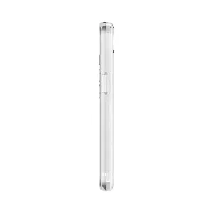 Just Mobile TENC Air transparent skyddsskal för iPhone 16e med tunn design och upphöjda kanter