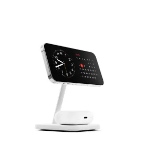 Twelve South HiRise 2 Deluxe trådlöst laddningsställ med justerbar vinkel för iPhone och AirPods, vit