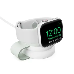 Twelve South ButterFly SE hopfällbar 2-i-1 Qi2-laddare och Apple Watch-ställ i vitt