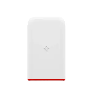 Twelve South PlugBug 50 W USB-C-väggladdare i vitt med röd accent och präglad logotyp, kompakt reseladdare