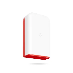 Twelve South PlugBug 50 W USB-C-laddare med inbyggd Apple Find My-spårning, visas i vitt och rött.
