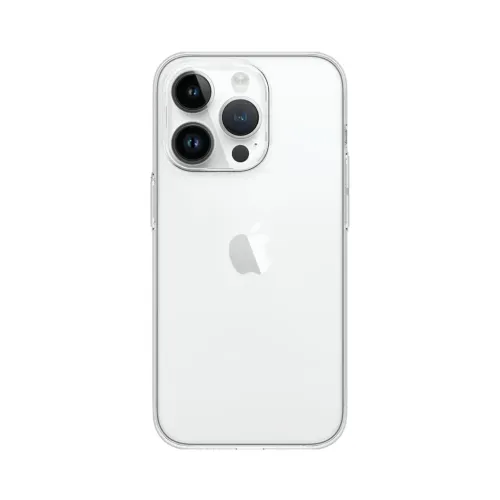 Just Mobile tunt transparent iPhone-skal med TENC-skydd, upphöjd kamerakant och MagSafe-kompatibilitet