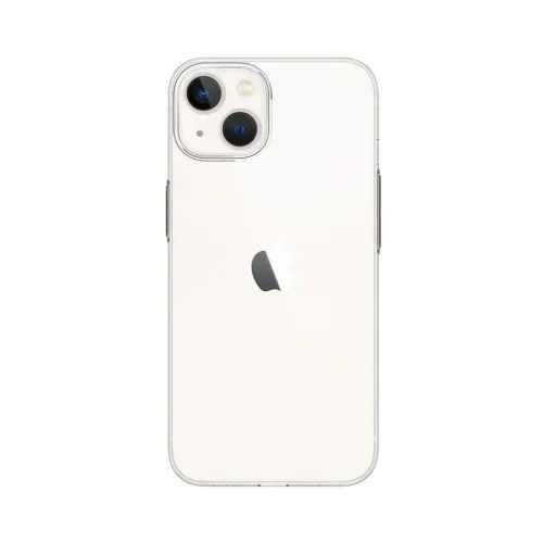 Just Mobile TENC Slim Fit klart iPhone 14-skal med slimmad transparent design och upphöjd kamerakant