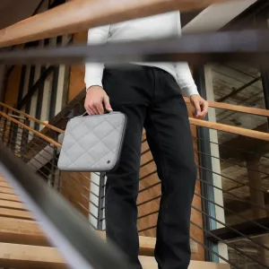 Twelve South SuitCase funda rígida acolchada gris para MacBook Pro/Air de 15"/16" con asa superior