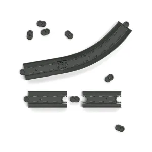 Intelino Short Track Pack piezas de pista de tren de juguete de plástico con secciones curvas y rectas, y conectores