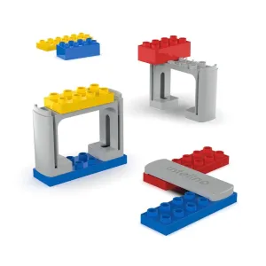 Paquete de torres de soporte Intelino con torres modulares de colores para vías elevadas y puentes