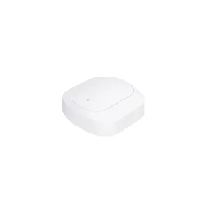 Mini-interrupteur sans fil intelligent Zigbee WOOX, bouton carré blanc aux coins arrondis pour le contrôle de la maison connectée
