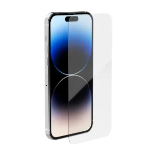 Just Mobile Xkin skjermbeskytter i herdet glass for iPhone 14 Pro Max med avrundede hjørner