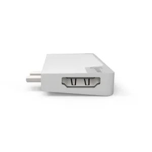 ALOGIC Ultra USB-C Dock NANO Gen 2 adaptador de base USB-C compacto blanco con logotipo de ALOGIC