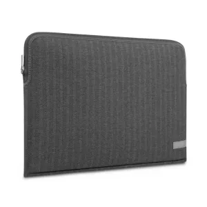 Housse pour ordinateur portable Moshi Pluma 13 pouces gris à chevrons avec fermeture éclair pour protéger MacBook