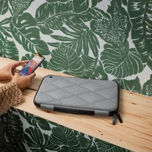 Twelve South SuitCase grått 13-tums datorfodral för MacBook Pro/Air med quiltat tyg, dragkedja och läderhandtag