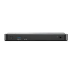 Station d’accueil USB-C ALOGIC PRIME MX2 Universal Dock, noire, avec ports USB-A, USB-C et audio en façade