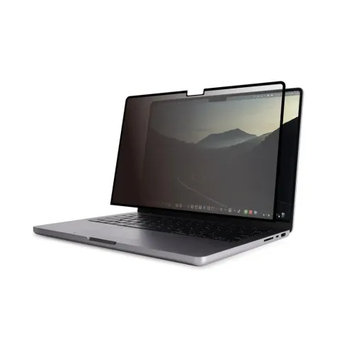 Protector de pantalla de privacidad Moshi Umbra para MacBook Pro de 14 pulgadas M1, oscurece la pantalla para ayudar a proteger la privacidad